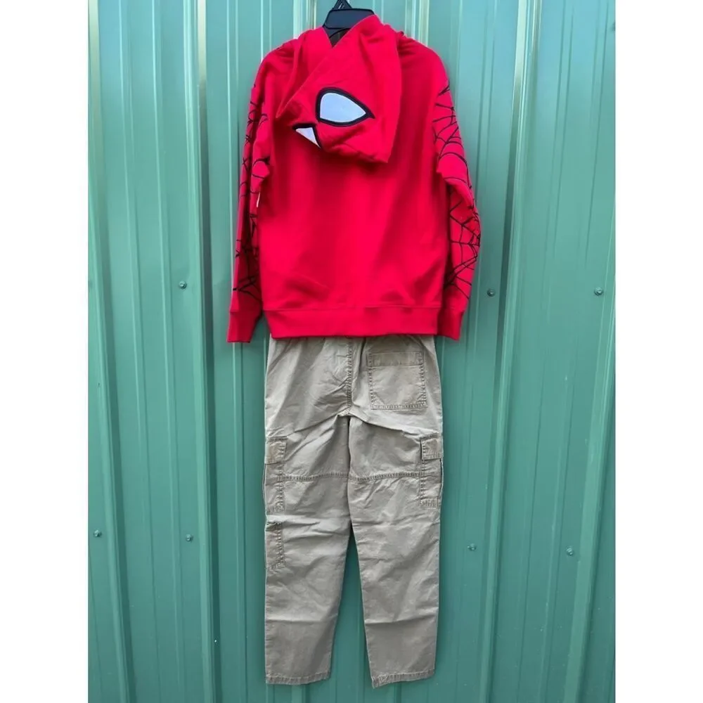 Boys T-Shirts Shorts Pants & Sideman Zip Hoodie 6-Piece Set Size L